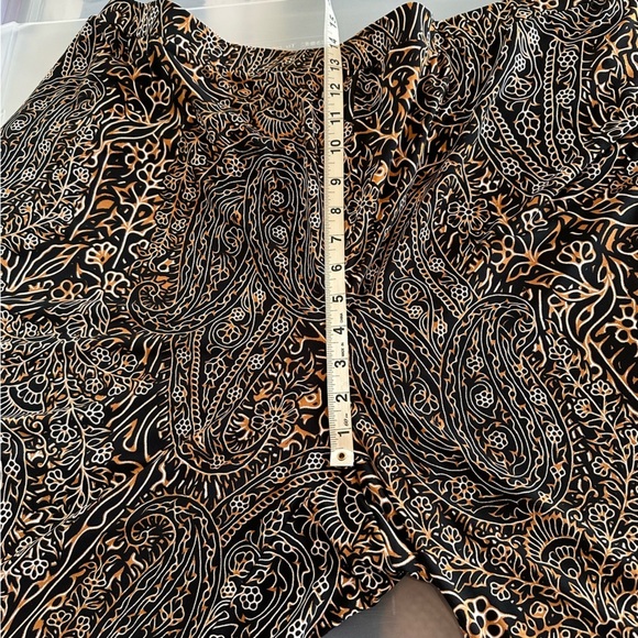 Susan Graver Liquid Knit Pull-on Wide Leg Capri Crop Pants Size 3X - Picture 9 of 12